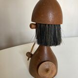 Poupée Viking de Kay Bojesen pour Laurids Lønborg, teck Denmark 1950