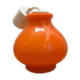 Opaline orange pendant light, 1970s