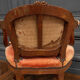 Small convertible armchair Louis XV style late nineteenth velvet