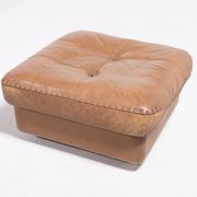 De Sede DS 101 brown leather lounge chairs, 1970's