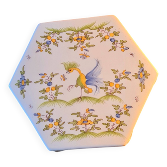 1 Moustiers earthenware trivet