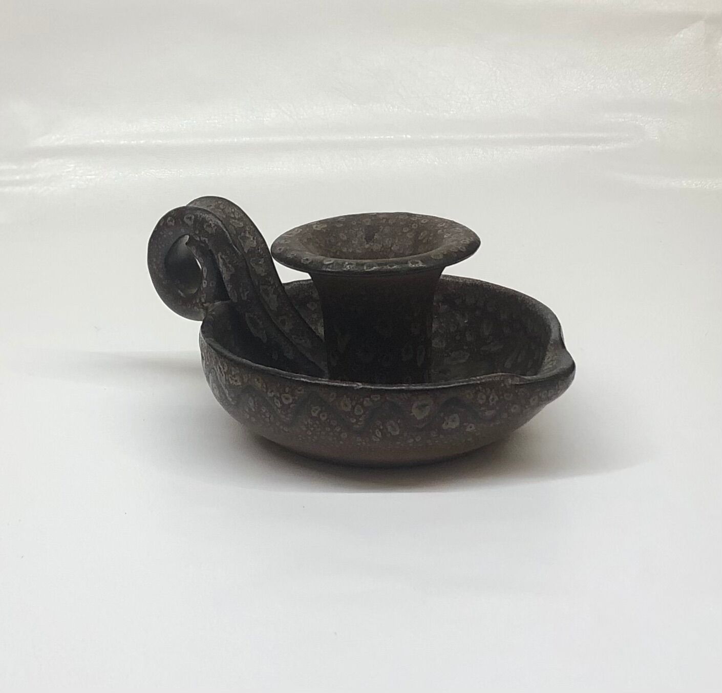 Ceramic candlestick by Jean Austruy