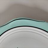 Céranord Saint-Amand dish, Églantine model, almond green