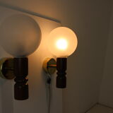 Mid-century wall lamps by pokrok zilina, 1970's