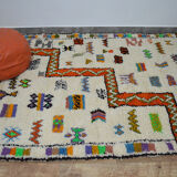 Handmade moroccan berber carpet 253 x 160 cm