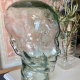 Marotte head to glass hat