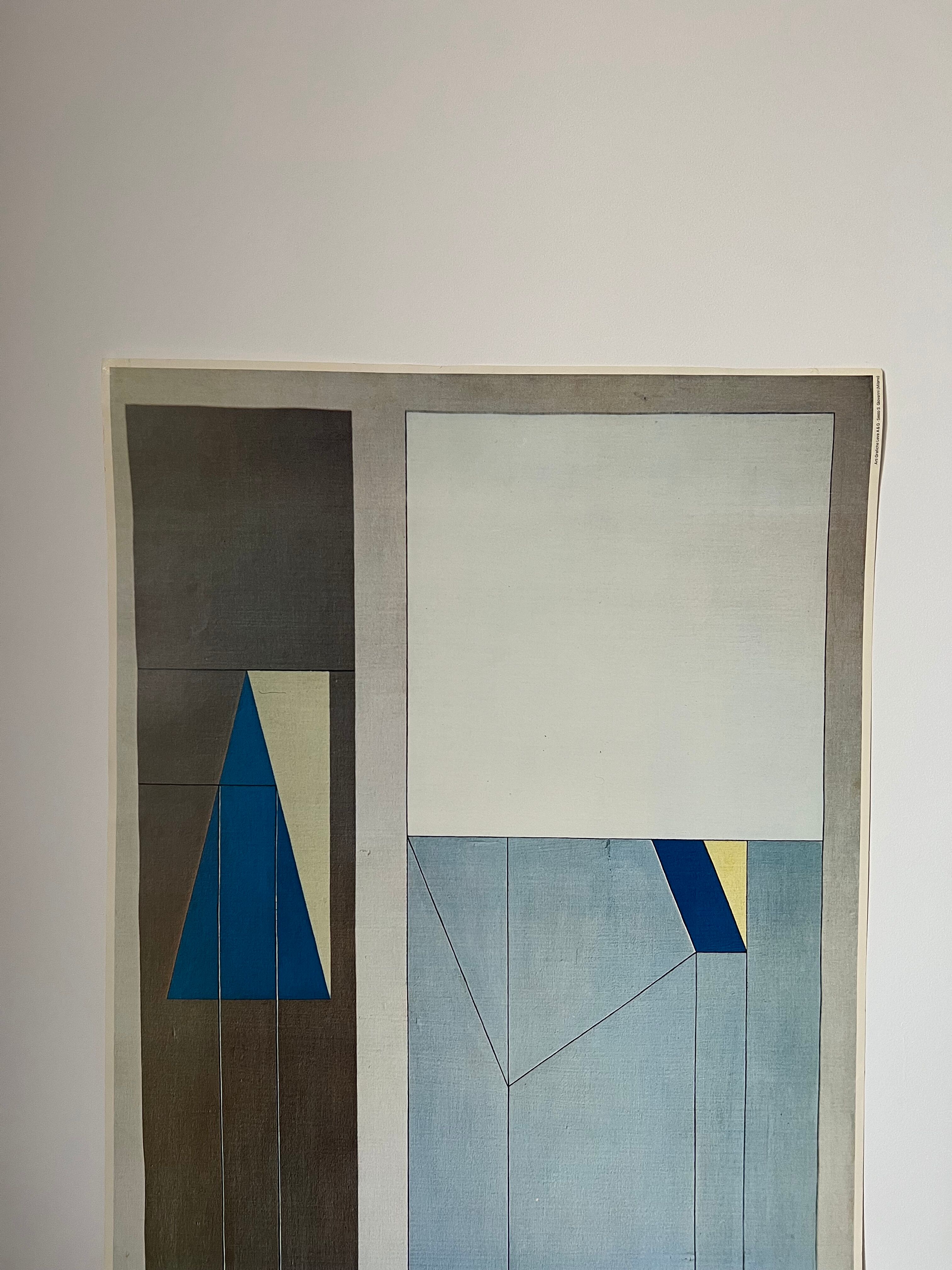 Vintage abstract art poster