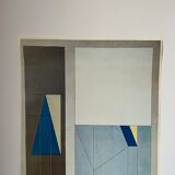 Vintage abstract art poster