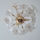 Italian lamp design glass flowers of the 70s