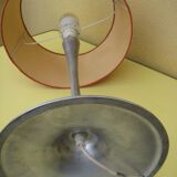 Lampe d'ambiance 1970 pied tulipe in brushed aluminium, reclining day offal