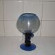 Coupe de verre Murano décorative bleu cobalt