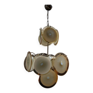 Lustre à pastilles murano