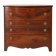 Flame mahogany drop-leaf writing desk, English style.