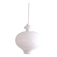 White glass pendant lamp by Hans Agne Jakobsson for Staff Leuchten