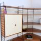 WHB teak shelving system, 1960s–70s retro vintage style.