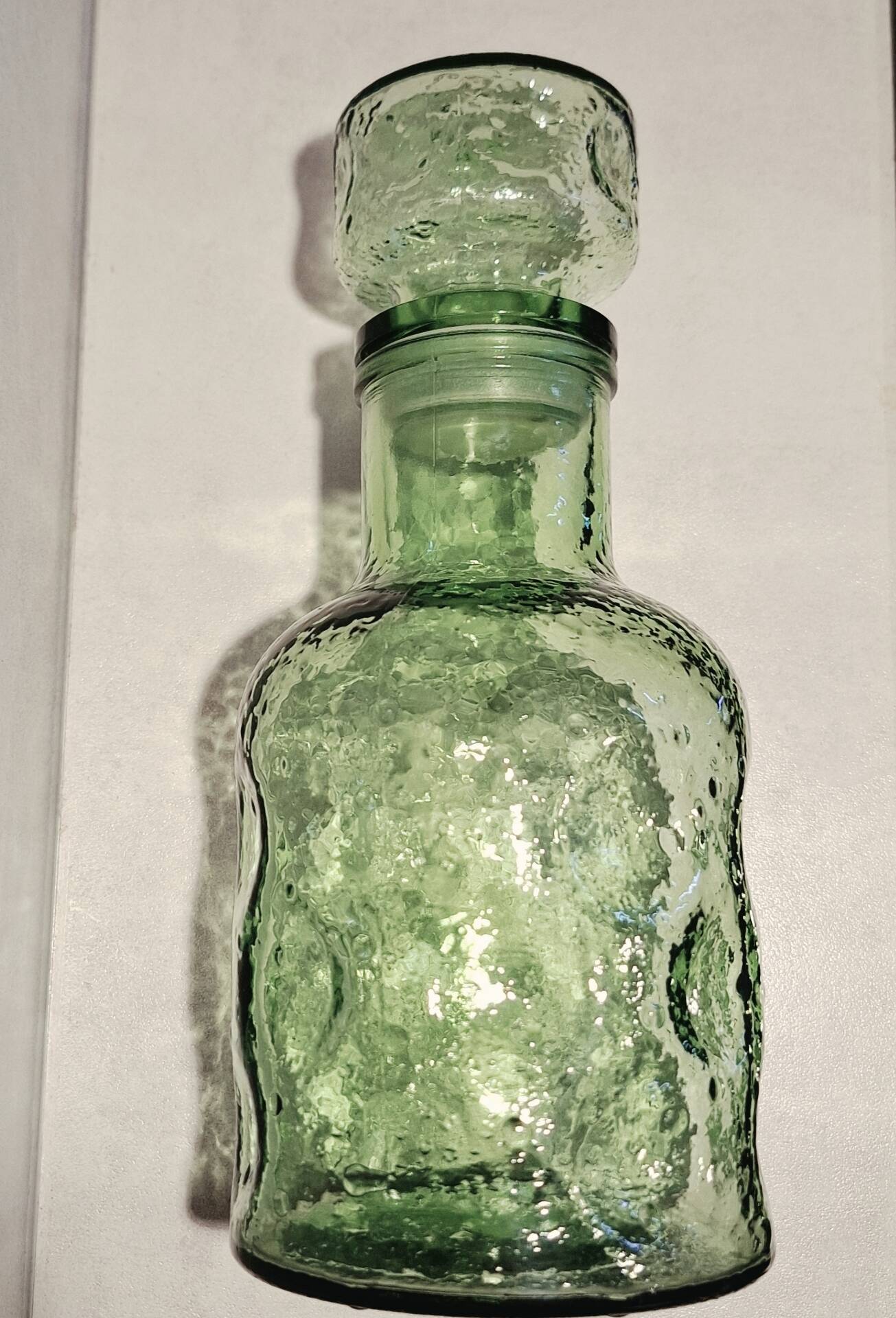 Retro glass carafe
