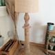 Vintage wooden floor lamp revisited