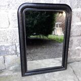 Black Louis Philippe mirror 130 cm × 93 cm