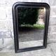 Miroir Louis Philippe noir 130 cm × 93 cm