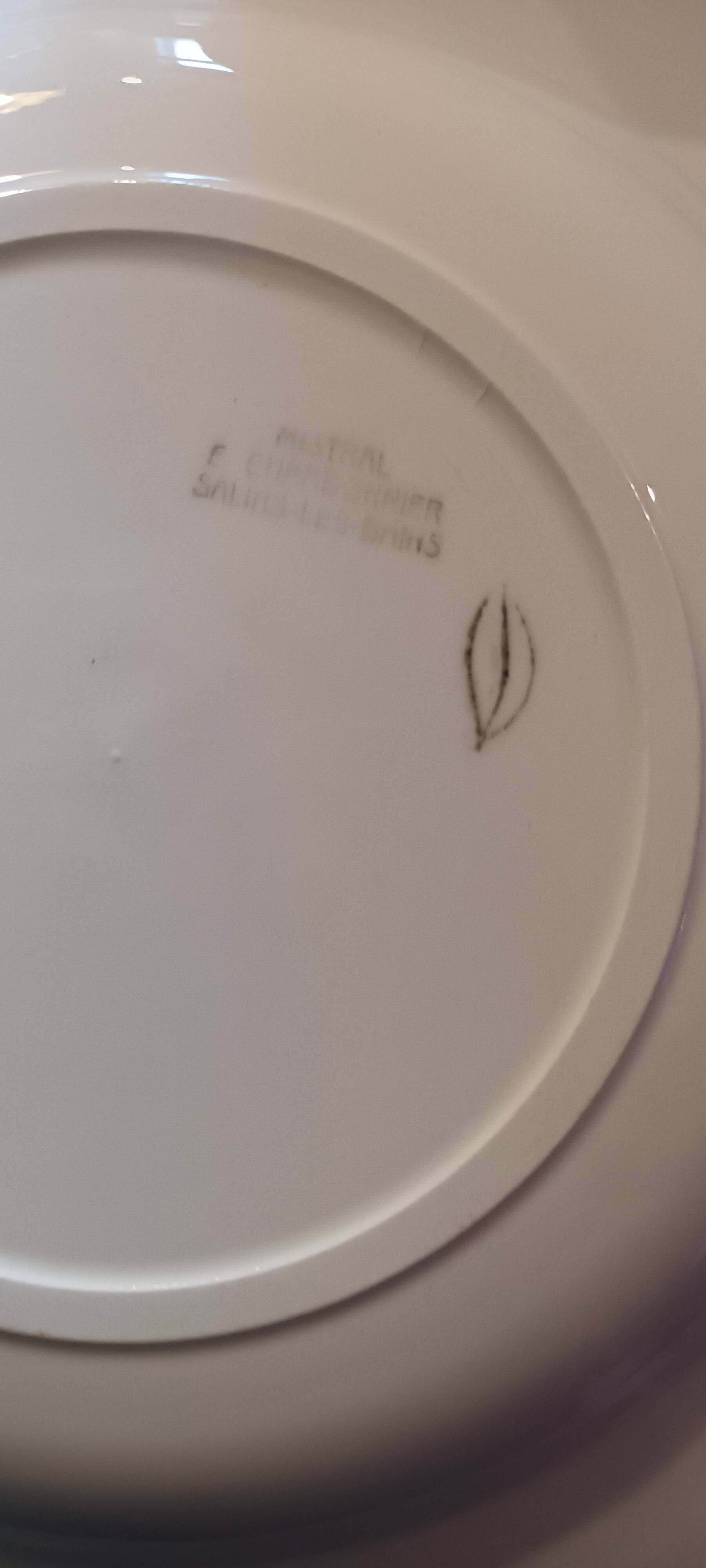 12 deep plates Salins les Bains