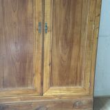 Large Louis Philippe oak wardrobe H: 2m25