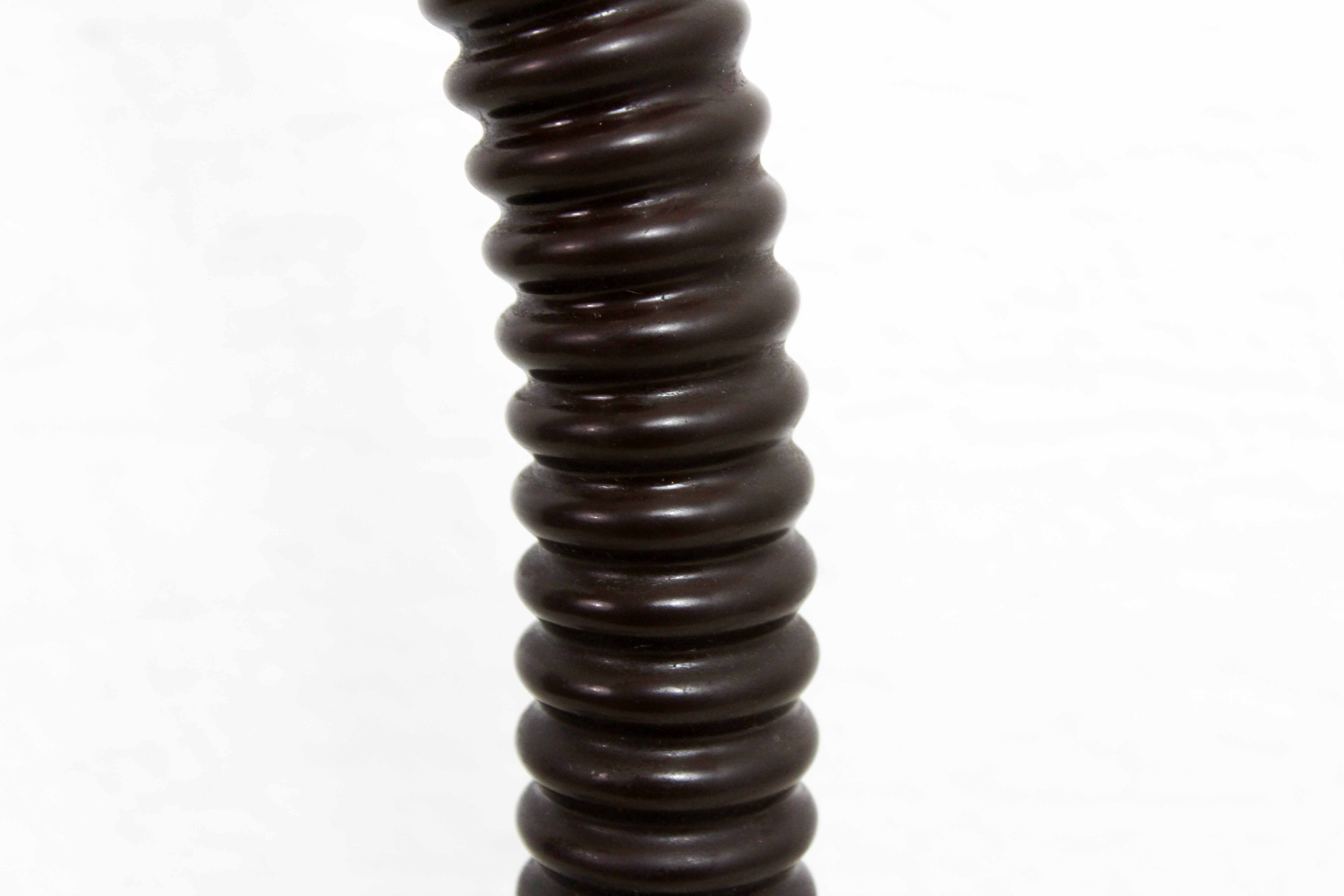 Chromed metal desk lamp