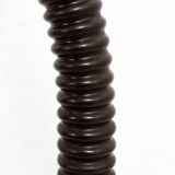 Chromed metal desk lamp