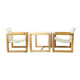 Ensemble fauteuils et table par Karin Mobring pour Ikea, années 1970