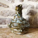 Vase en céramique émaillé T. Basile 1978