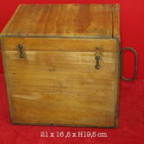 Box crochet box box filing plate glass photo