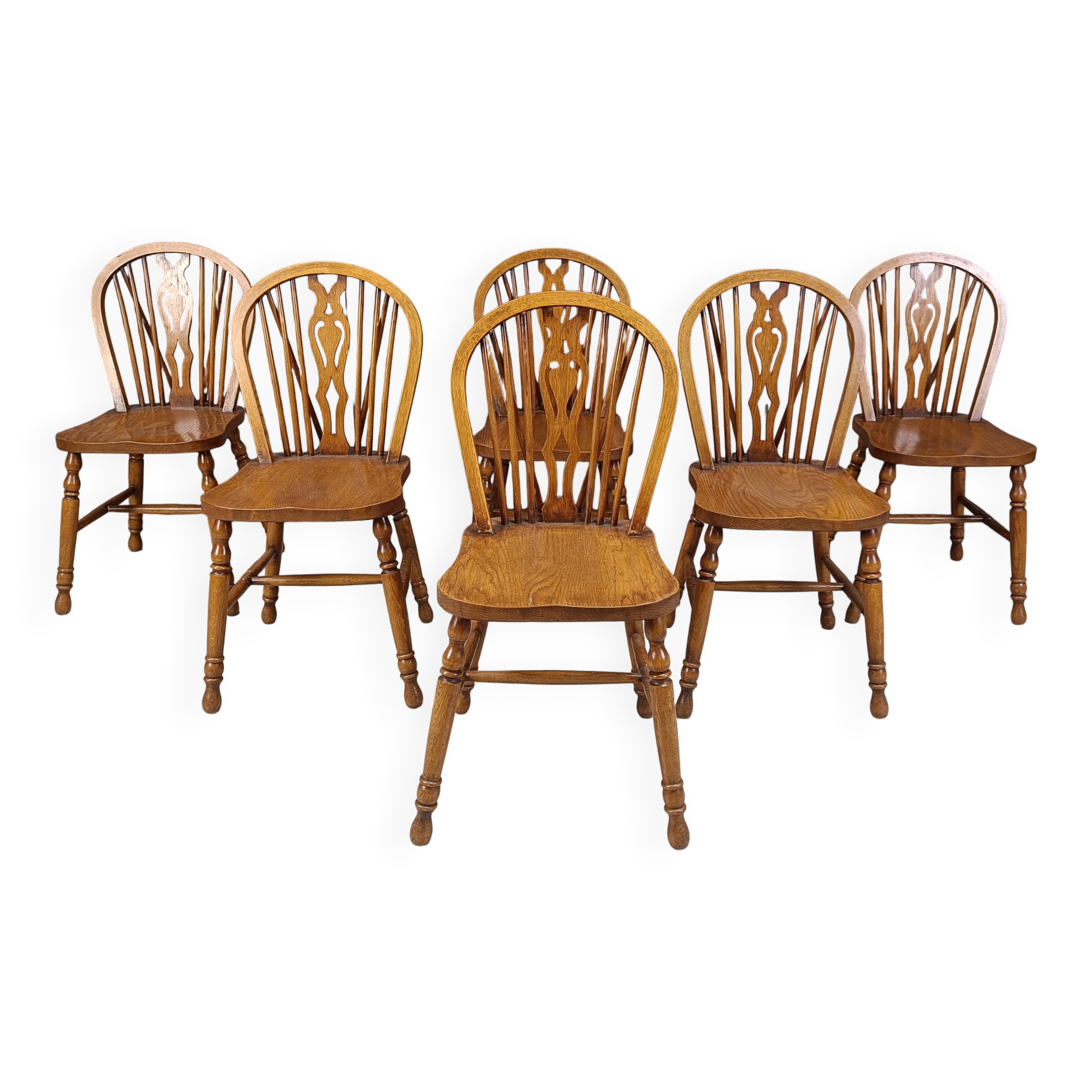 Set of 6 Vintage Ercol Dining Chairs, 1950's