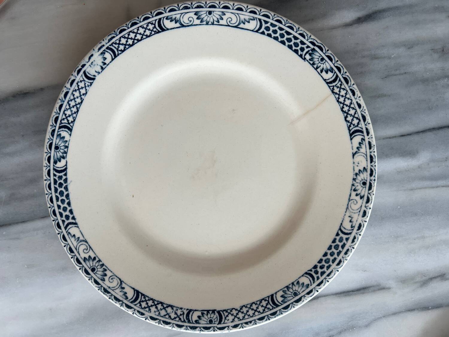 Ironstone plates