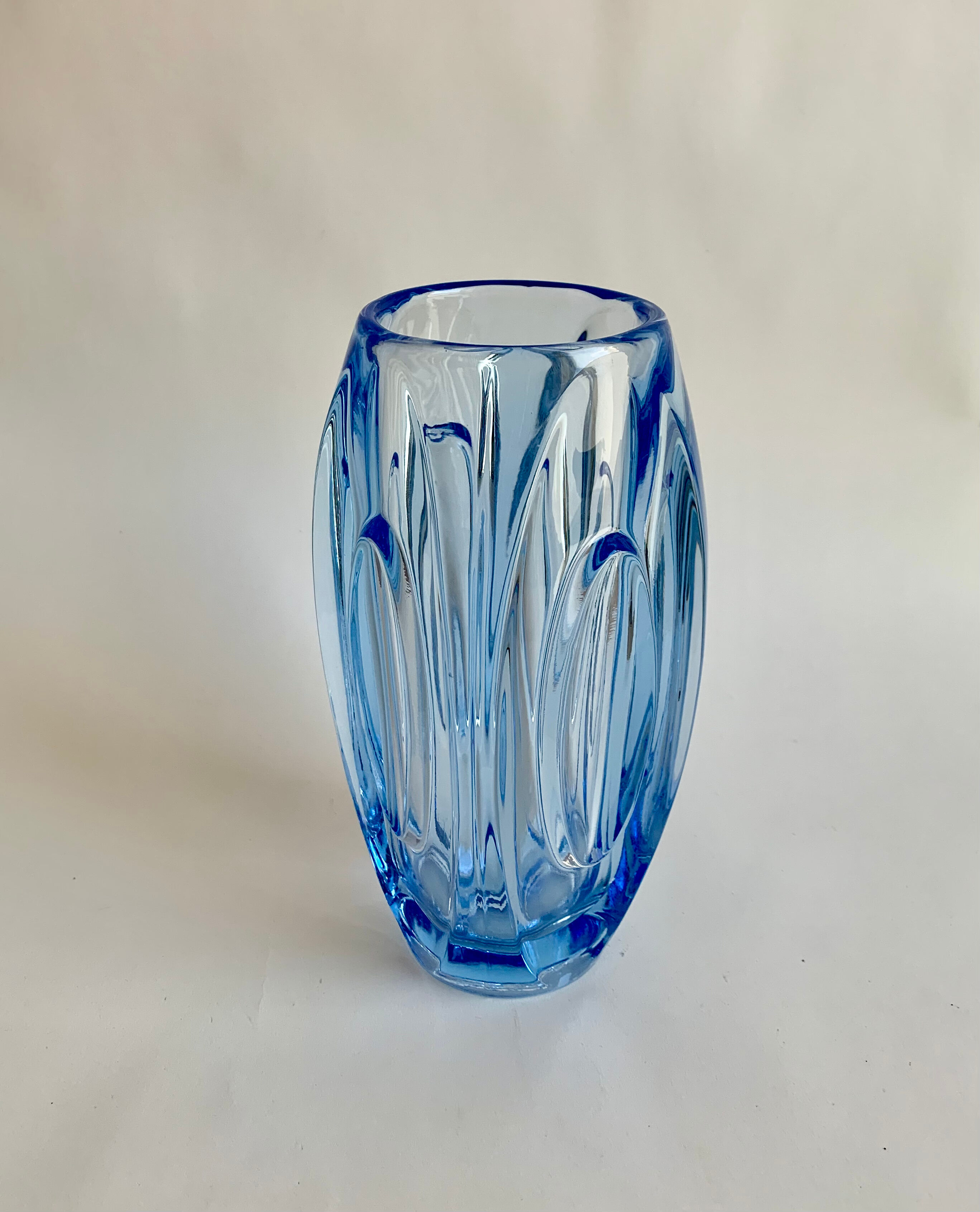 Vase by R. Schrötter for Sklo Union, Czechoslovakia, 1960s