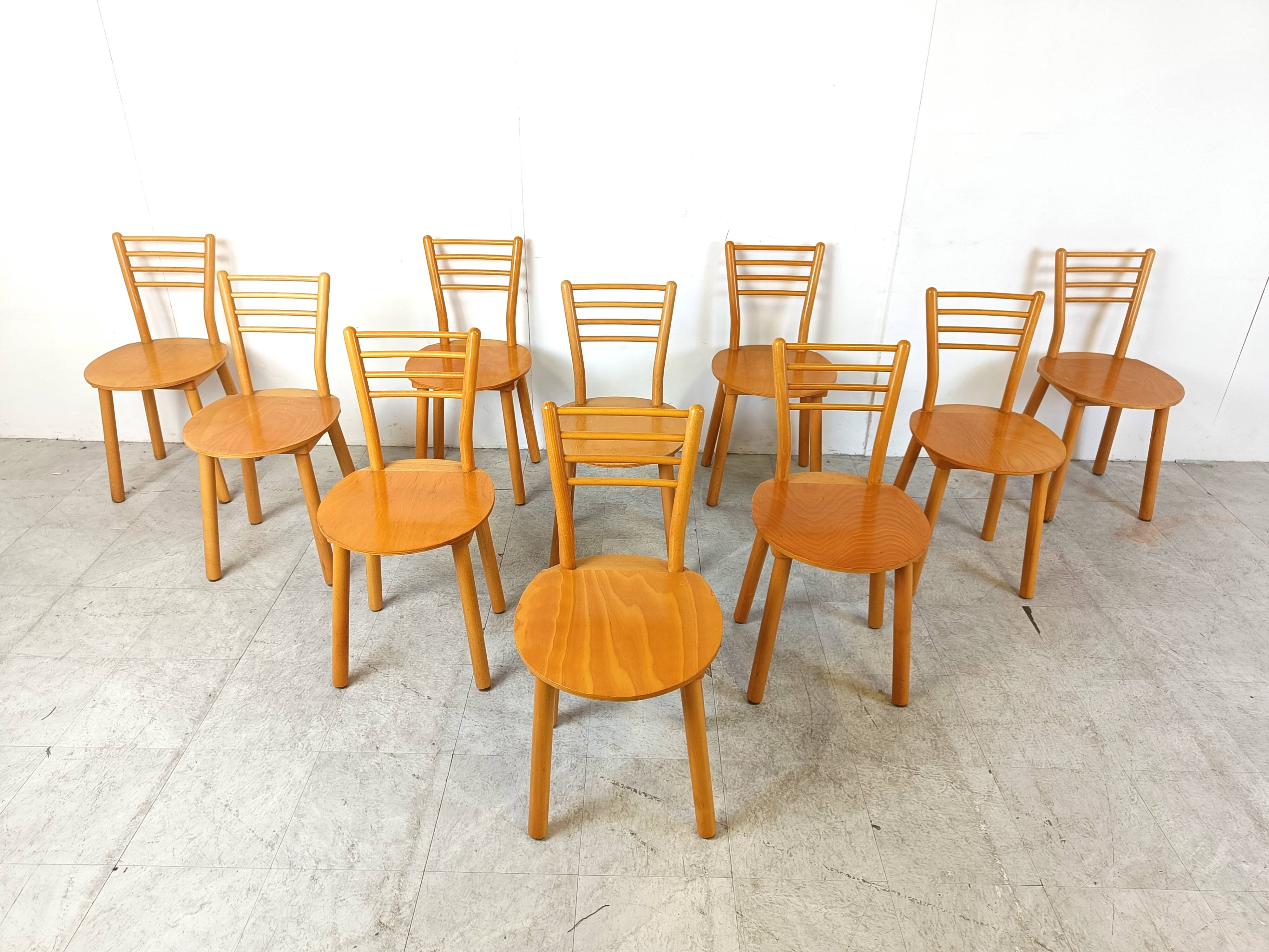 Vintage scandinavian dining chairs, 1970s