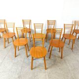 Chaises de salle à manger vintage scandinaves, 1970