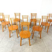 Chaises de salle à manger vintage scandinaves, 1970