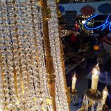 Chandelier with tassels