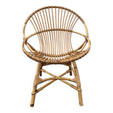 Rattan basket chair