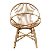 Rattan basket chair