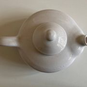 Théière en terre vernissée de potier, années 1970