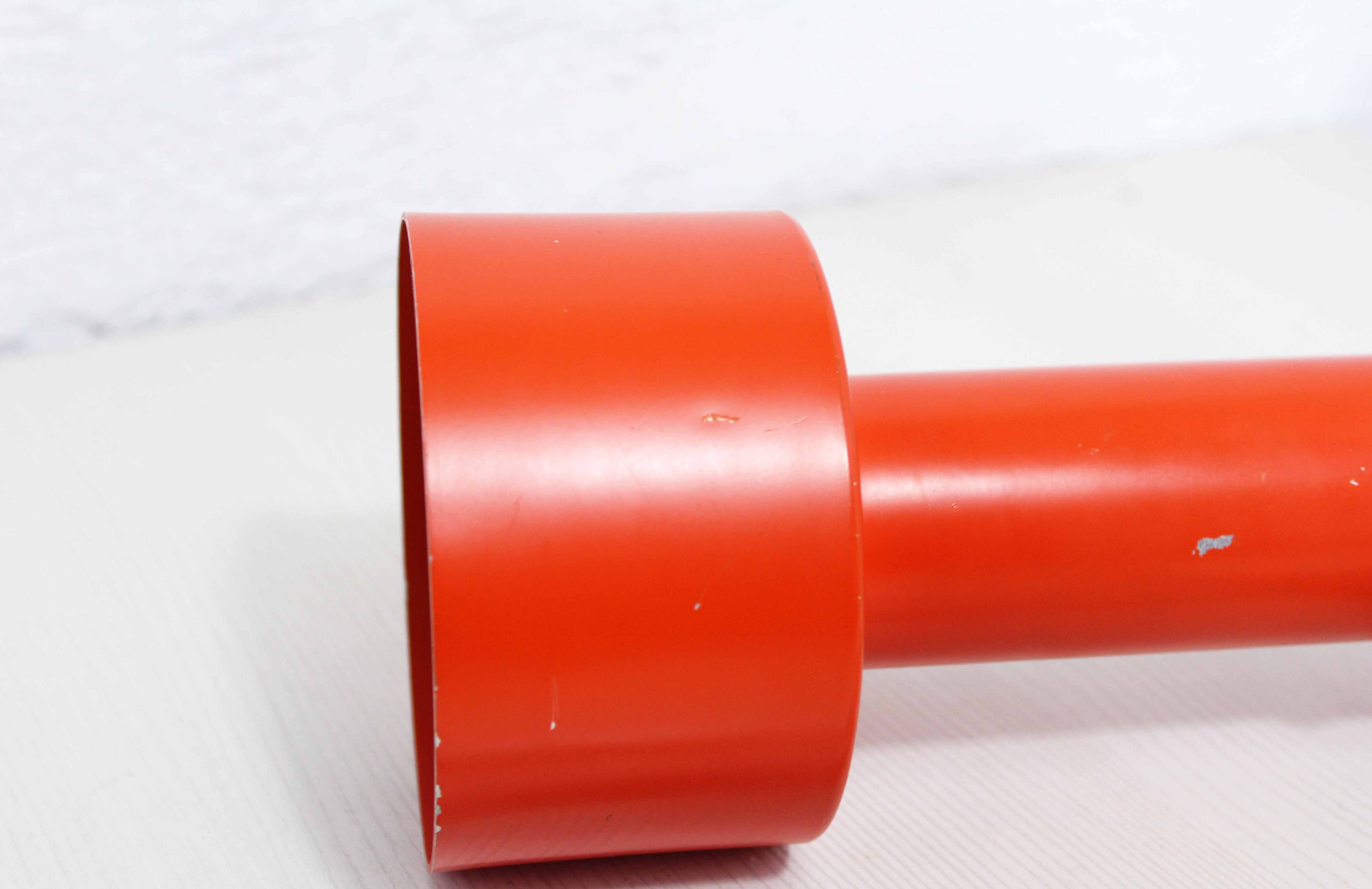 Orange vice lamp 1970
