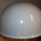 Vintage floor lamp in white lacquered metal, 1970