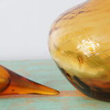 Ochre empolished decanter