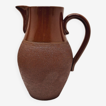 Chocolate stoneware pitcher