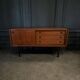 Small Scandinavian teak sideboard 1960s three drawers