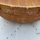Panier rond en bambou asiatique