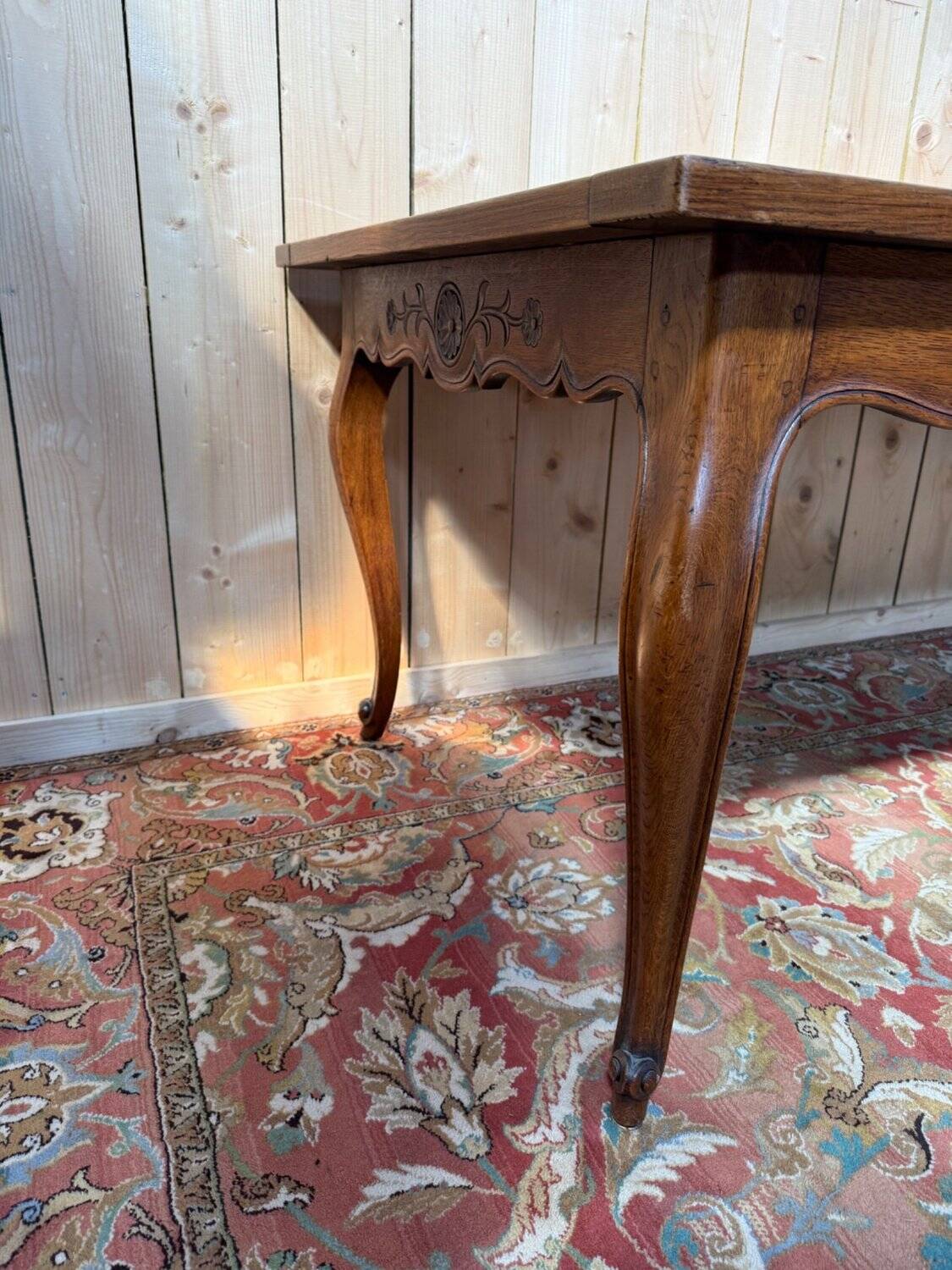 Farm table – Louis XV style – Solid oak – Early 20th century
