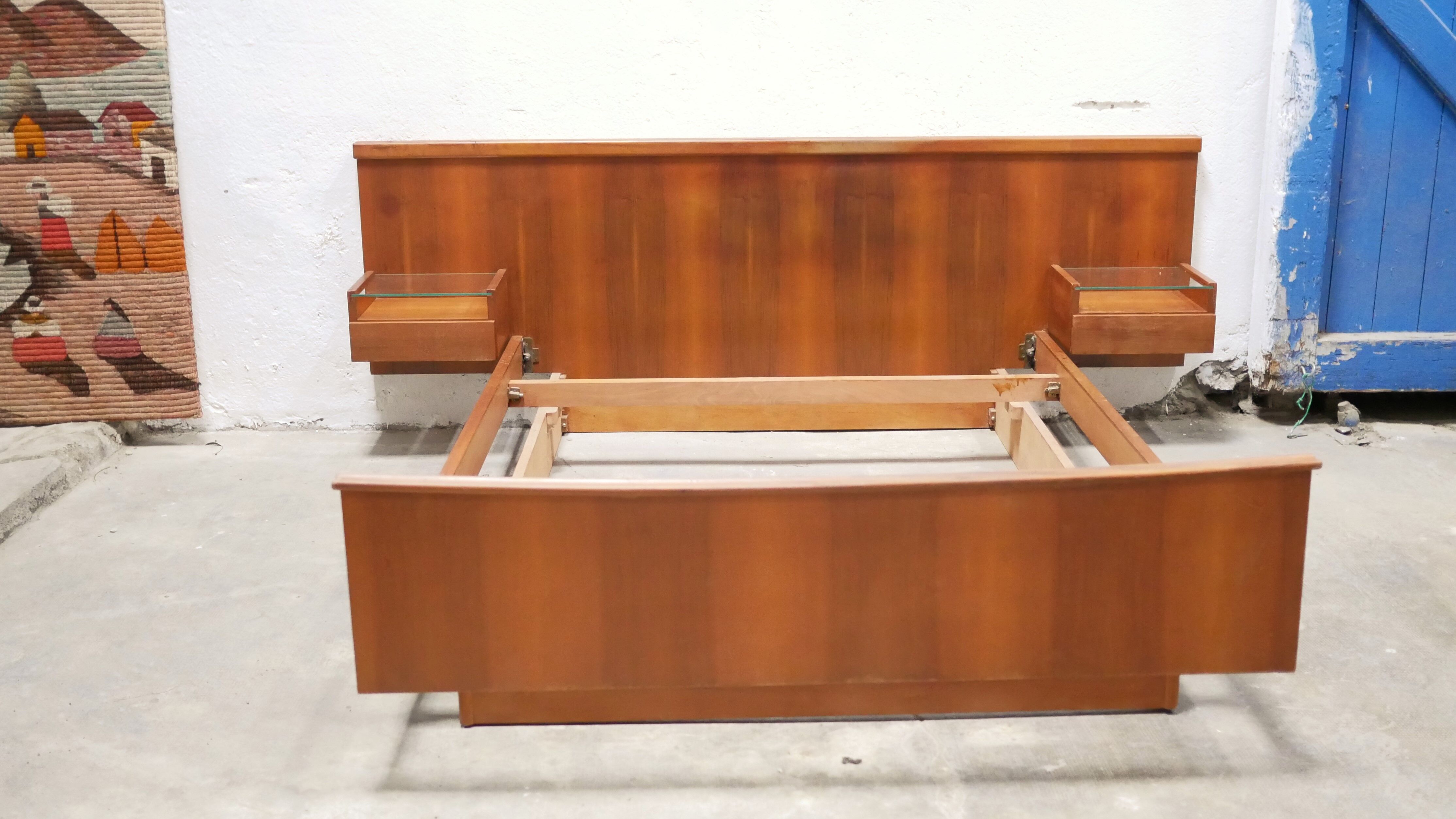 Vintage rosewood bed