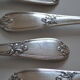 12 metal argente orfevre frionnet french table forks