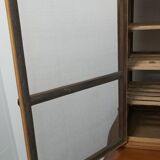 Ancien garde manger en bois hauteur 63cm